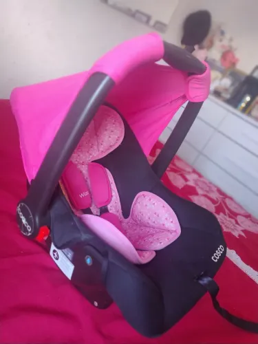 Bebê Conforto Cosco Kids Wizz - Rosa/Preto - Excelente Estado