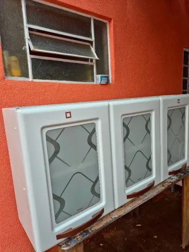 Aereo lindo com vidro trabalhado grande 1,20 mts