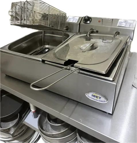 Fritadeira Elétrica Profissional IBET | 2 Cubas de 5 Litros