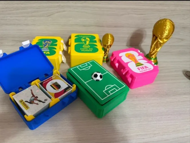 Caixinhas porta figurinhas
