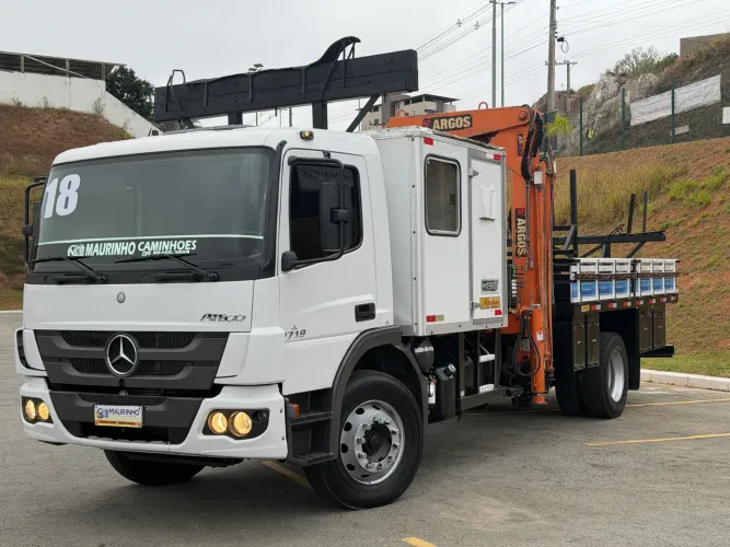 MB 1719 ANO 2018 CAMINHÃO MUNCK