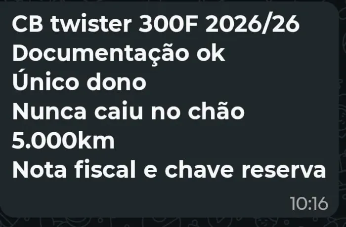 Moto de garagem