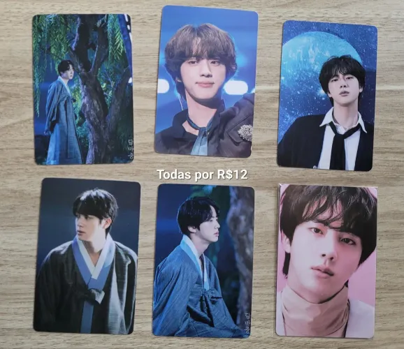 6 Lomocards Jin BTS