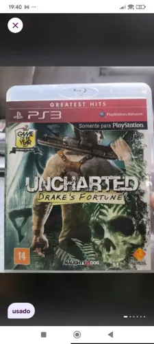 Jogo PlayStation 3 Uncharted Drakes Fortune