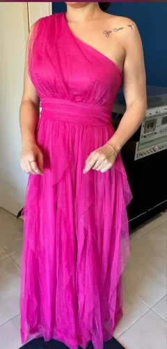 Vestido Festa Rosa Pink