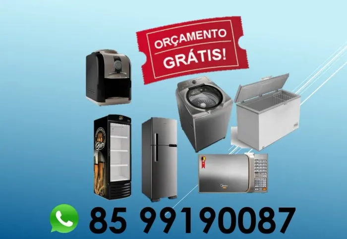 Conserto de geladeira, freezer, gelagua
