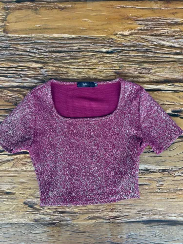 Camiseta Brilhante Para Festa