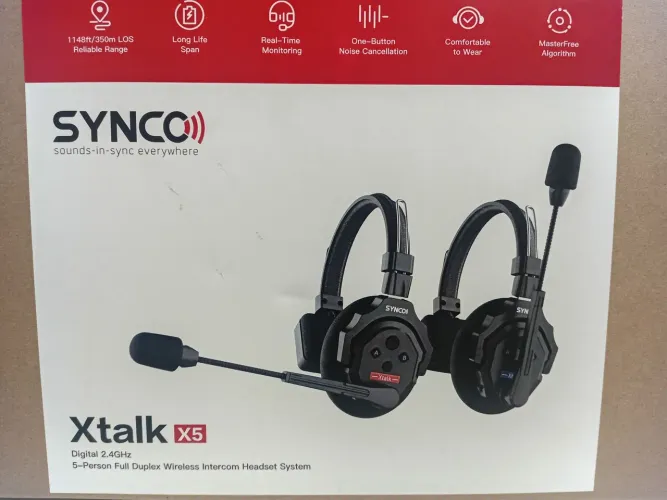 Sistema de intercomunicação sem fio SYNCO XTALK X5