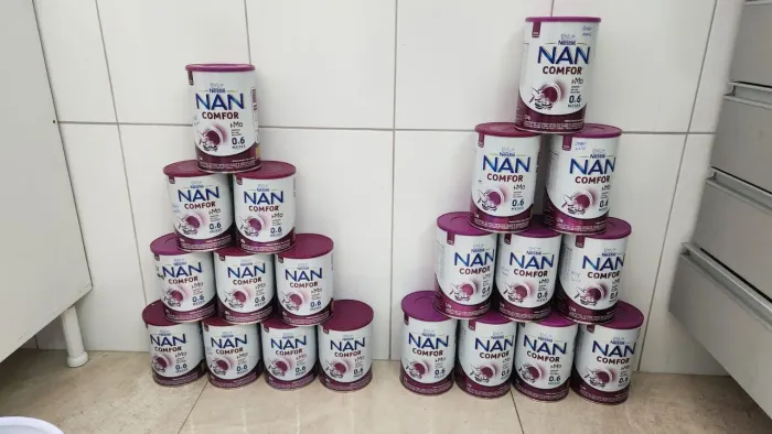 Latas de leite vazias 1,2kg