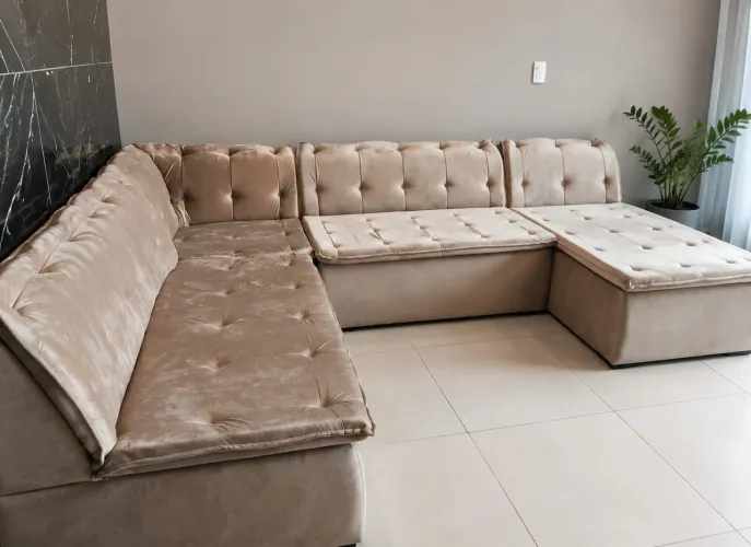 O Sofá de Canto Malu com Chaise Fenix 4