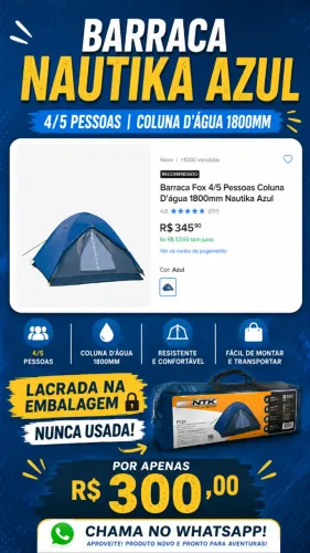 Barraca camping fox nautika 