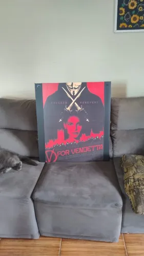 Quadro de cinema para decoração
