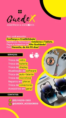 Concerto seu Celular IPhone e  Android entrega no mesmo dia.