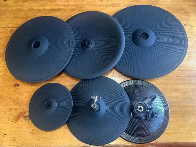 Kit Pratos Bateria Eletrônica Roland Lemon (Splash, Crash, China, Ride, Hi-Hat)