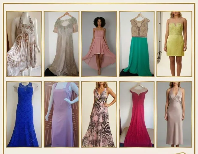 Lote de vestidos de festa - 15 vestidos