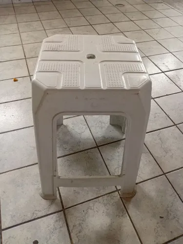 Banco de plástico conjunto com 5
