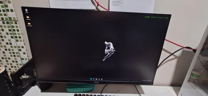 Monitor AOC 144HZ COM BRAÇO ARTICULADO