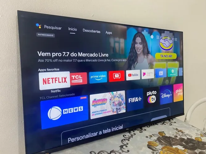 TELAO SMART ANDROID TCL 40 POLEGADAS