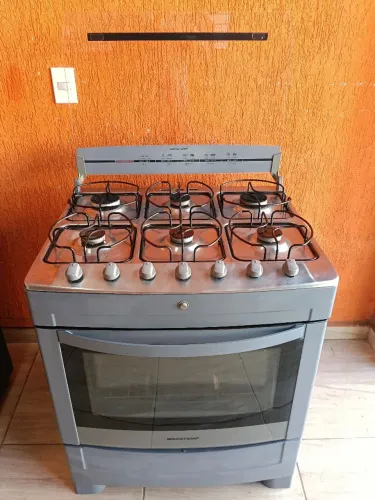 FOGÃO BRASTEMP 6 BOCAS ELÉTRICO (FRETE GRÁTIS)