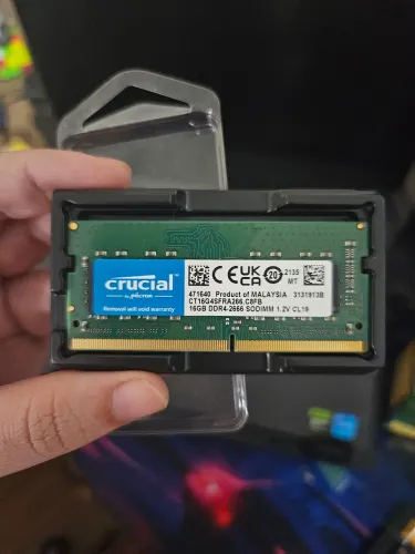 Memória RAM 16gb DDR4 Crucial