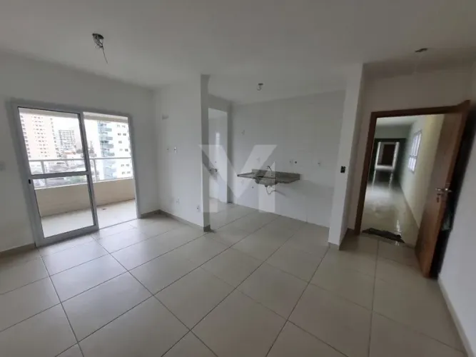Apartamento novo de 2 quartos com suíte, sacada gourmet e lazer na Guilhermina, Praia Gran