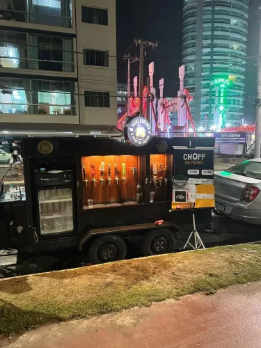 Reboque para venda de Chope Cerveja Artesanal