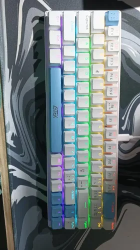 Teclado ATEX mecânico 60% switch marrom