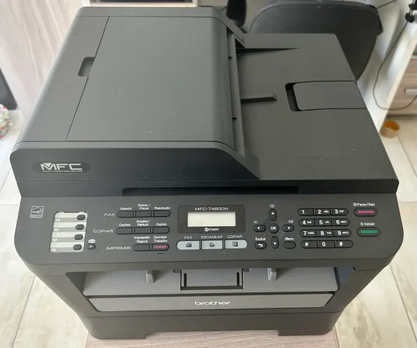 Impressora Multifuncional Laser Brother MFC-7460DN com Tede e Duplex (seminova)