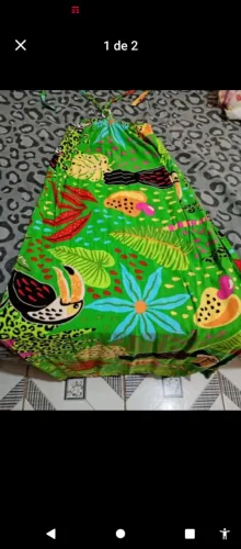 Vestido shein G novo amarração no pescoço 