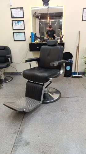 Cadeira barbeiro Hidráulica reclinável