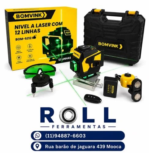 NIVEL A LASER 12 LINHAS KIT CCOMPLETO