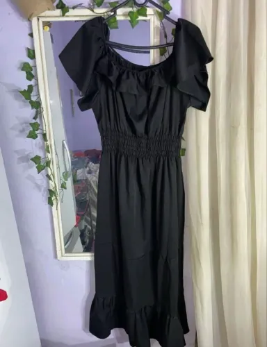 Vestido longo preto 