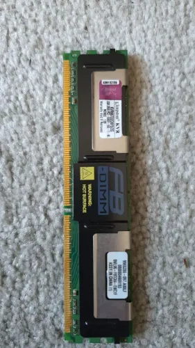 memória Kingston KVR667D2D8F5/2G  2GB DDR2 FB-DIMM 667MHz (PC2-5300F)
