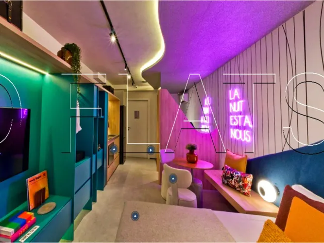 Studio 26m² à venda na Rua Augusta | Nex One Parque Augusta perto da Paulista e Mackenzie