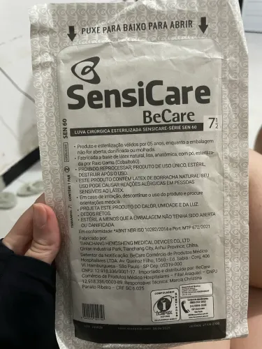 Luvas cirúrgicas látex