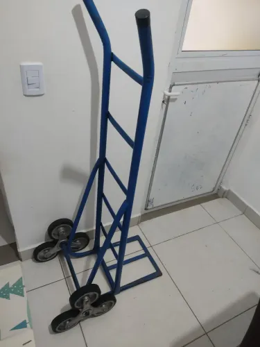Carrinho De Carga 250kg Roda Estrela pra subir Escada