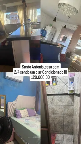 Bairro Santo Antonio casa com preço de lote!!!120.000.00