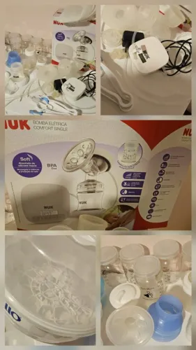 Bomba de leite Materno Nuk + Acessorios