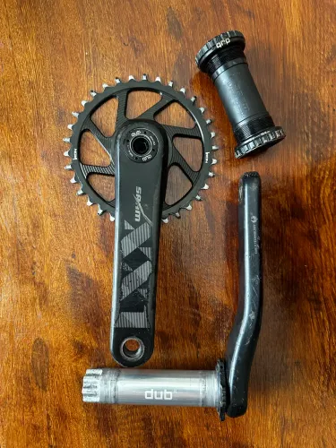 Pedivela sram xx1 carbon completo 170mm