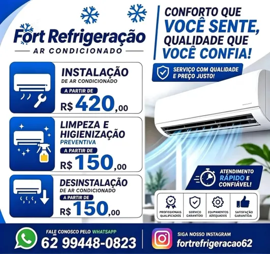 Fort Refrigeração ar condicionado.