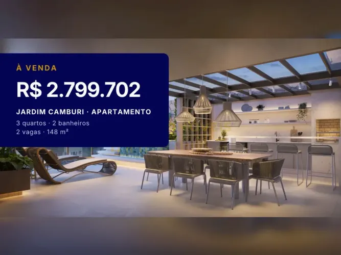 Cobertura Lineares Quartzo by Mivita: Estilo e Conforto em Jardim Camburi