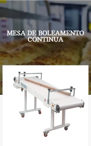 Mesa de Boleamento Contínuo Progresso 