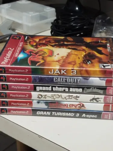 Jogos originais para Play 2 (Ps2)