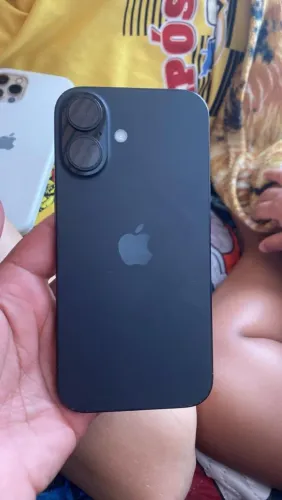Iphone 16 preto 128g (com garantia da Apple)