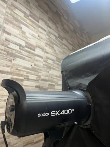 Tocha + Softbox R$1.000