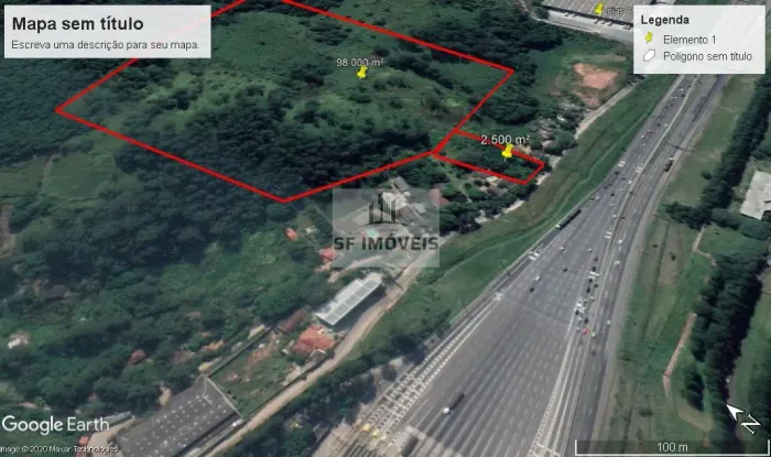 Excelente área de 100 mil m², à venda, na lateral da Castelo Branco