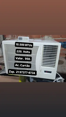 Ar gree 1.0500. BTUs 220.V gelando muito aceito cartão