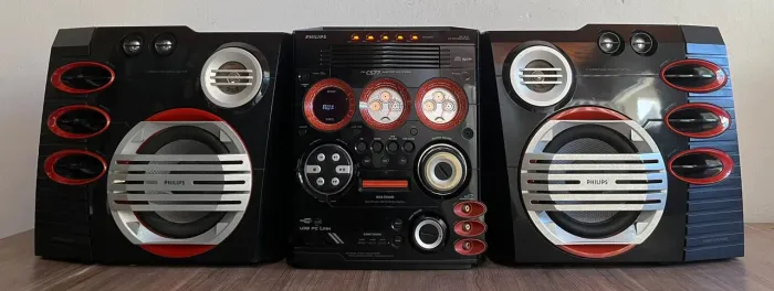 Mini System Philips Fwc780 5500 Watts *Sony*Aiwa Leia Descrição 