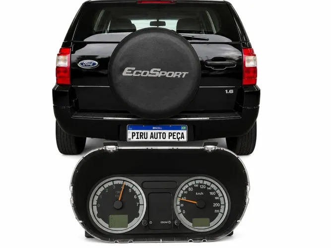 Painel de instrumento Ford Ecosport 2008 1.6 original