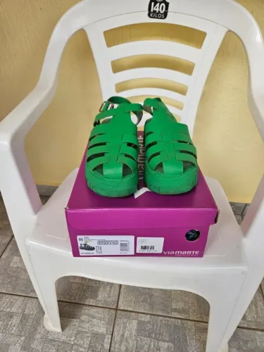 Sandália verde 36